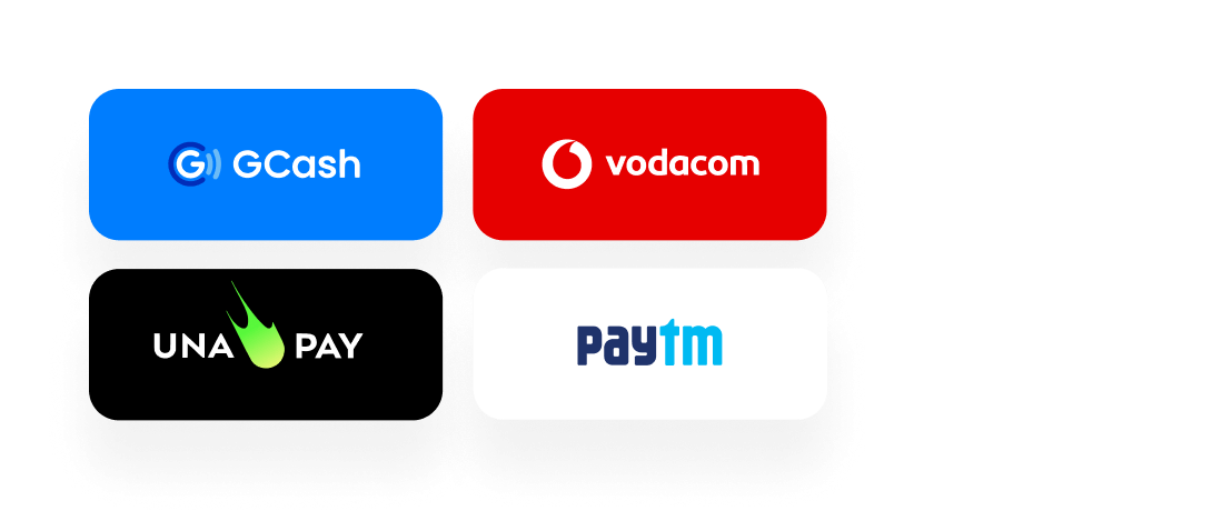 Logos of e-wallet partners such as  Vodapay, GCash, Paytm, etc. (Image-20)