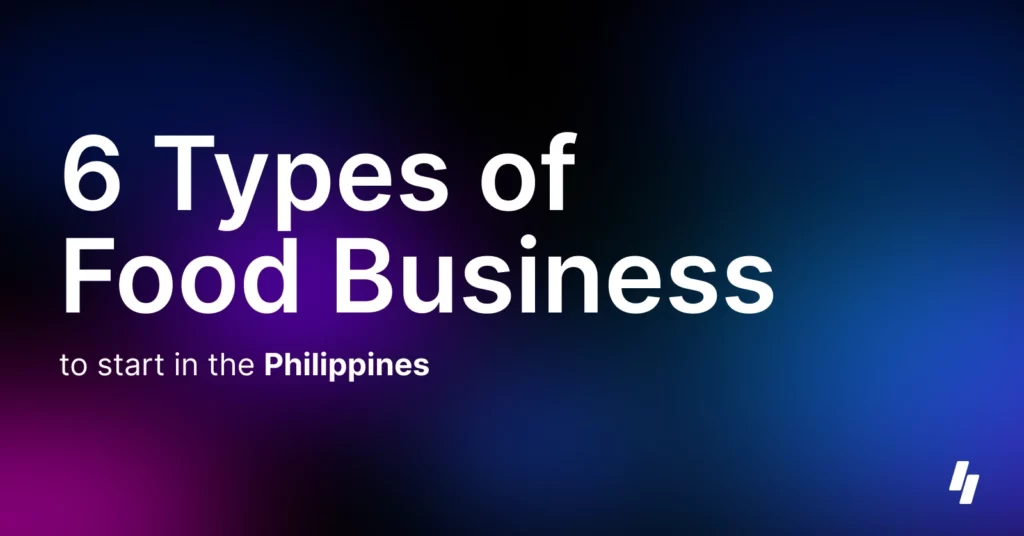 6 Types of Food Business Banner