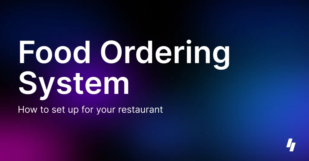 How to set up a food ordering system 2023 banner