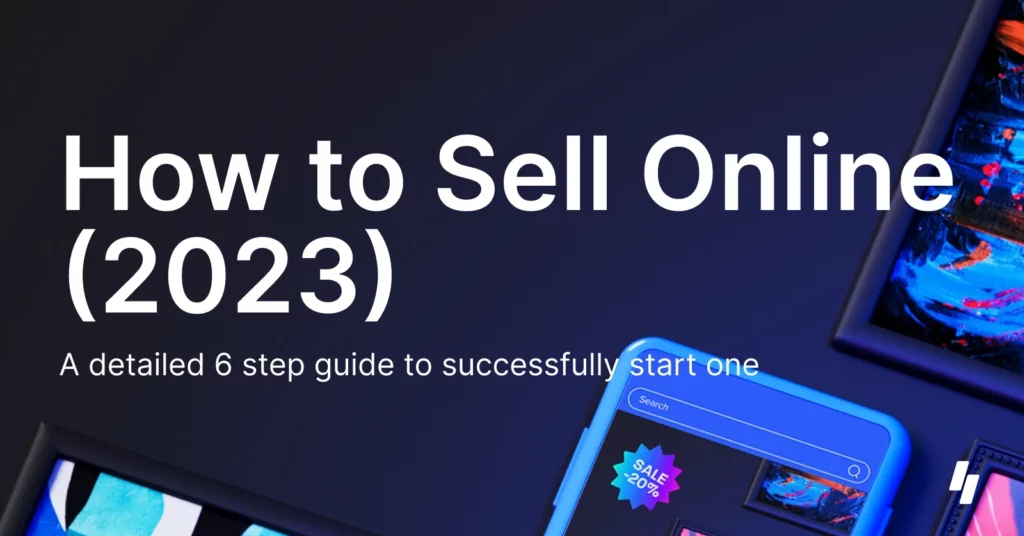 How to sell online 2023 Banner