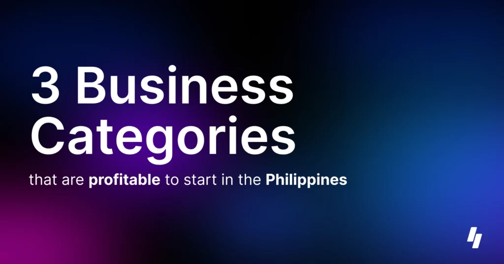 3 Business Categories Text Banner