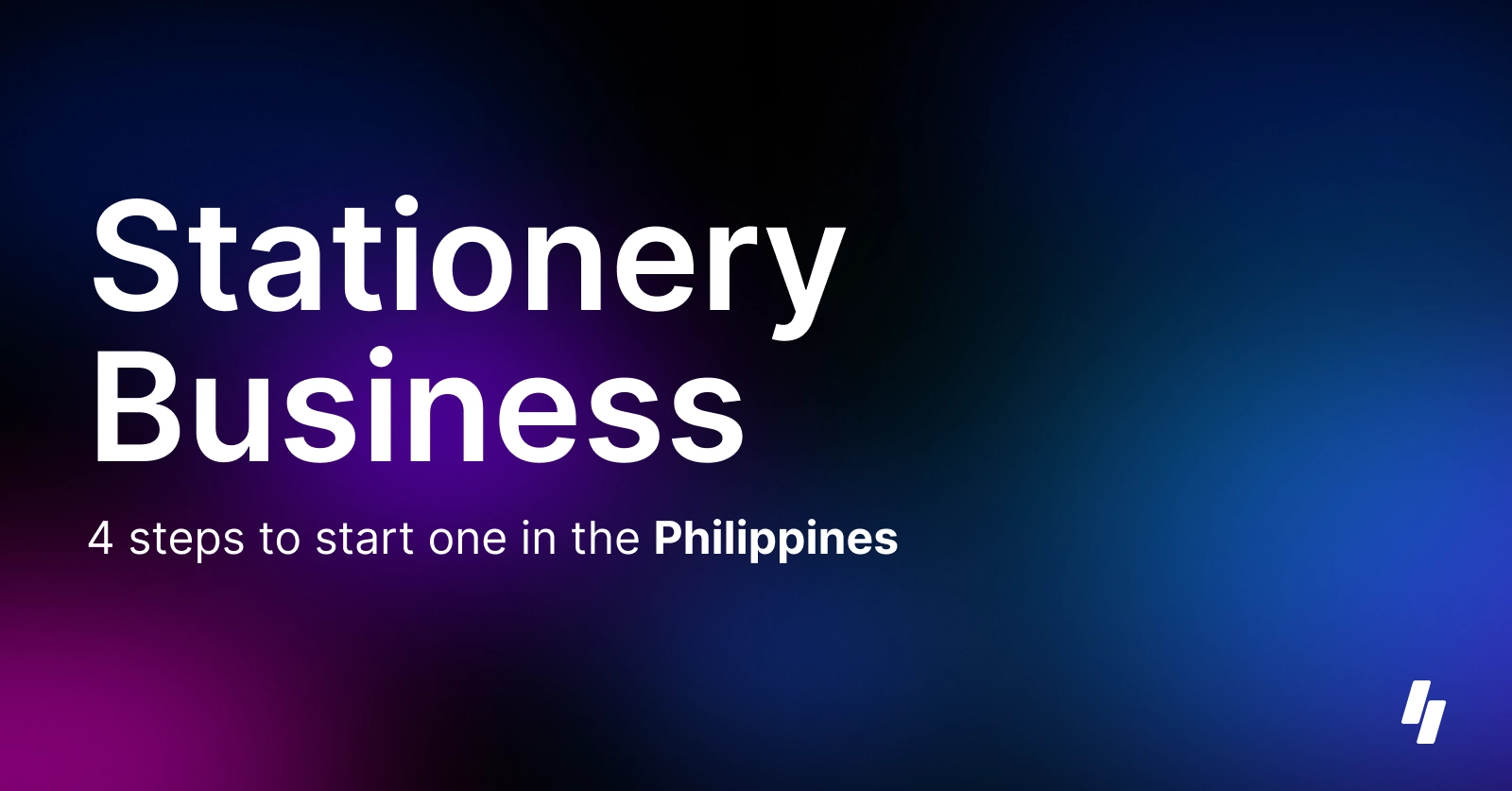 stationery business plan in philippines